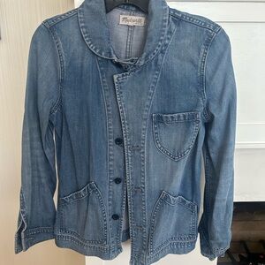 Madewell Women's Blue Denim Chore Jacket